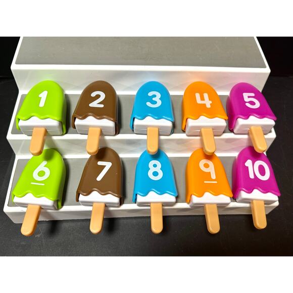 Learning Resources Smart Snacks Number Pops counting colors matching - Picture 1 of 6